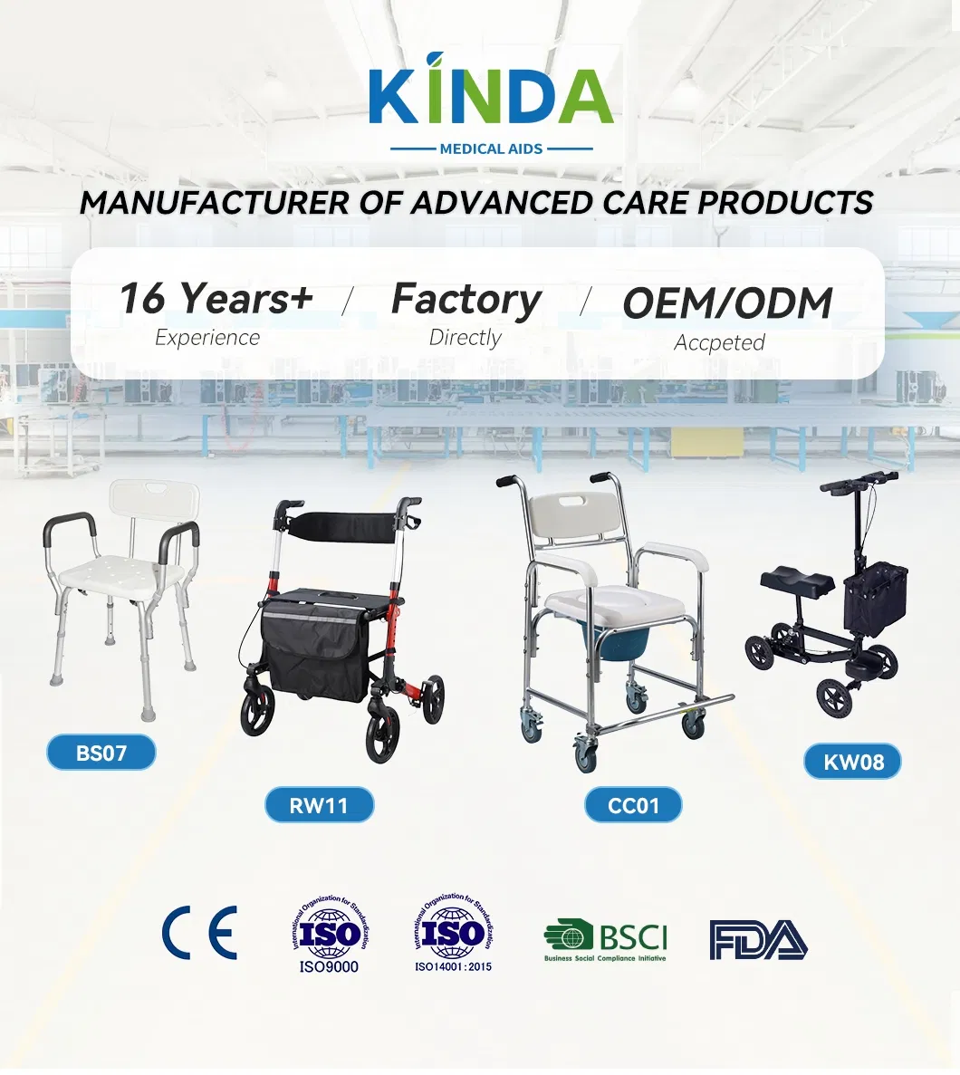 Mobility Rollator Walker Main View