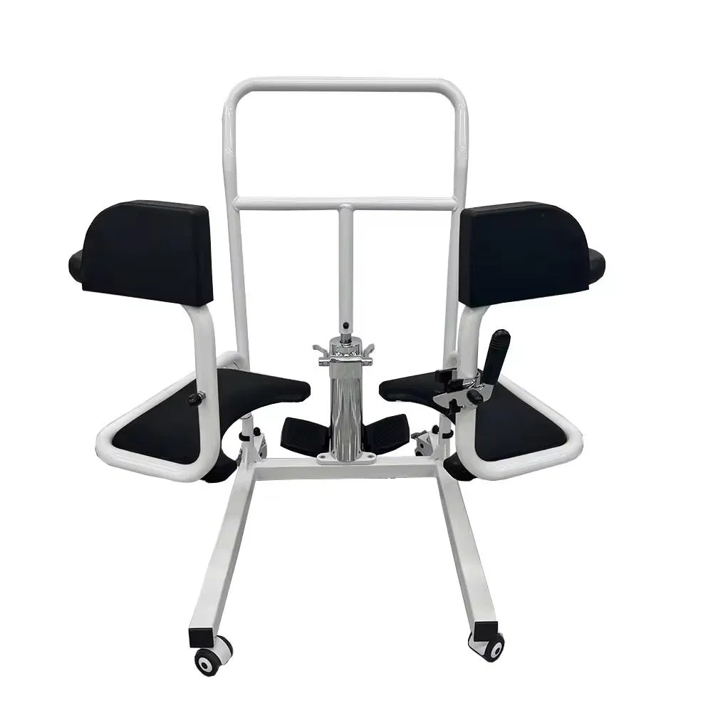 Hydraulic Nursing Home Patient Transfer Lift Commode Chair Rehabilitation Equipment