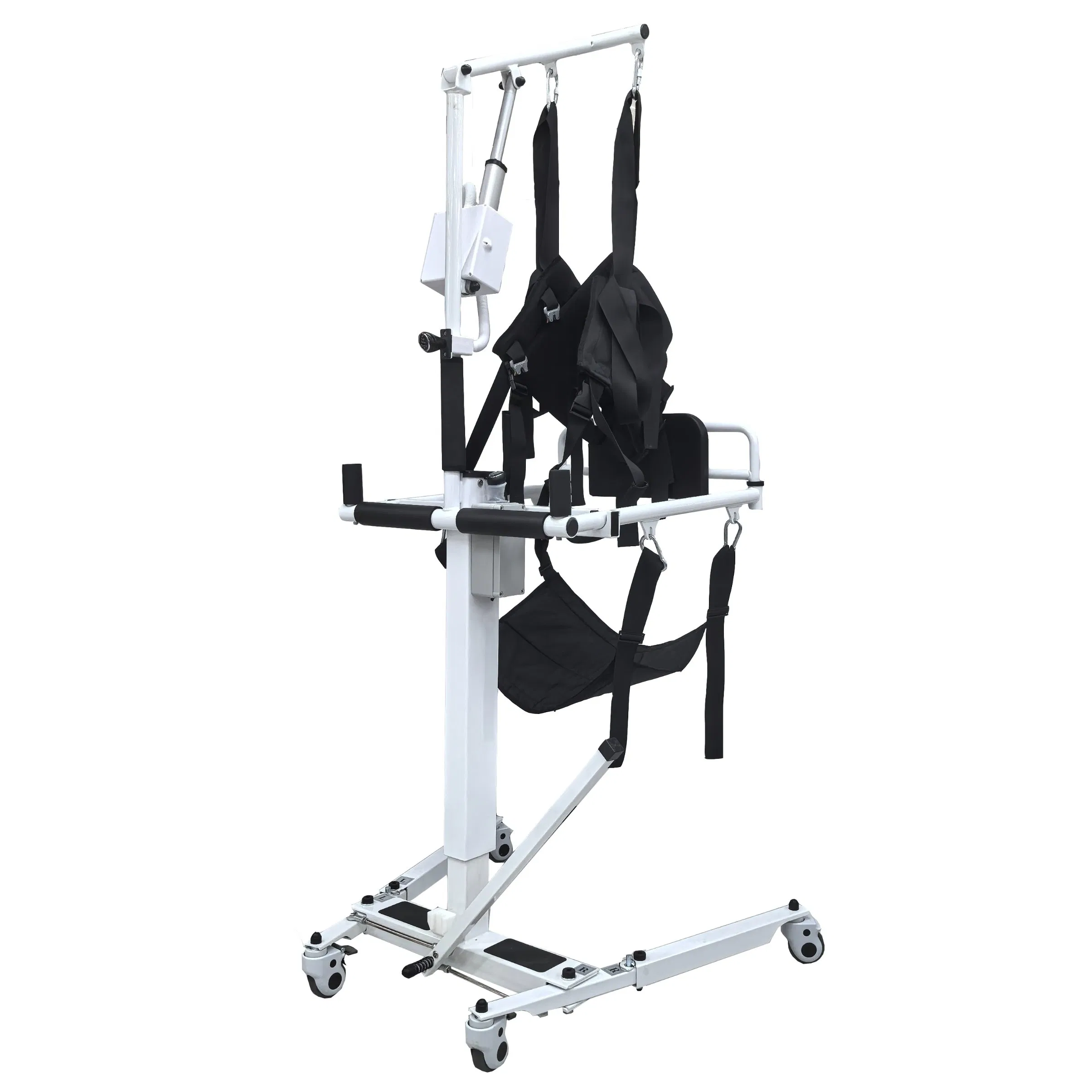 Electric Patient Lift Transfer Machine with Body Lifting Vest for Elderly Disabled Mobility Aid