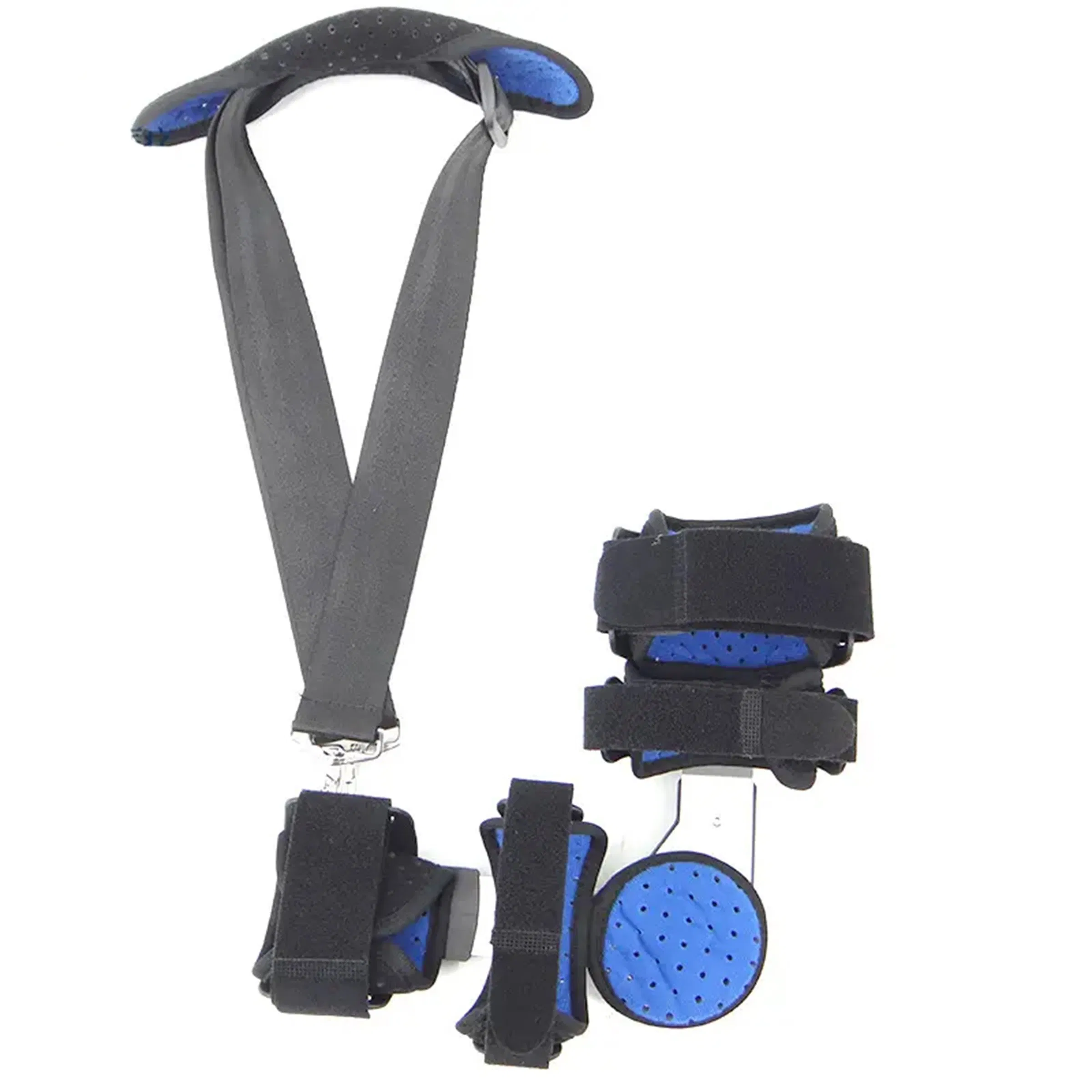 Adjustable Hinged Elbow Brace Orthopedic Medical Post-Op Support ROM Plastic Nylon Arm Guard Physical Therapy Equipment