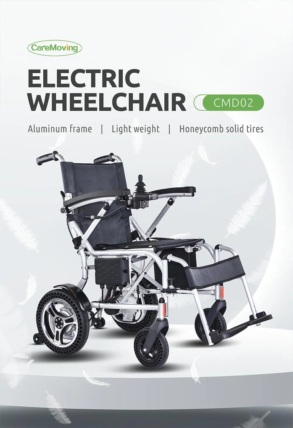 Motorized Wheelchair Front View