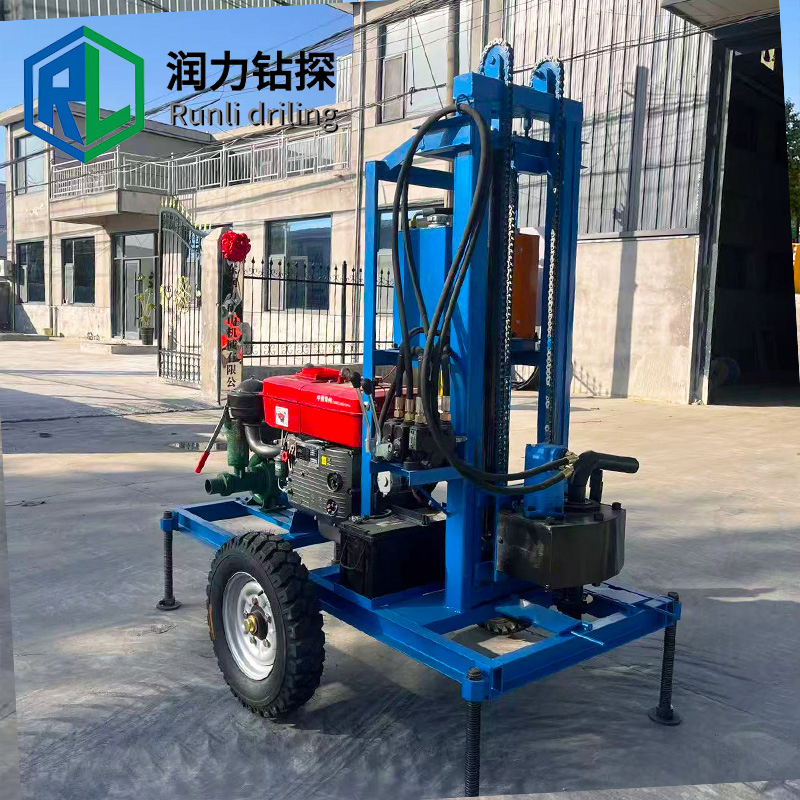 China Factory Price Mini Portable 25HP 29HP 30HP 35HP Underground Water Well Drilling Machine Drilling Rig/Machine De Forage De Puits