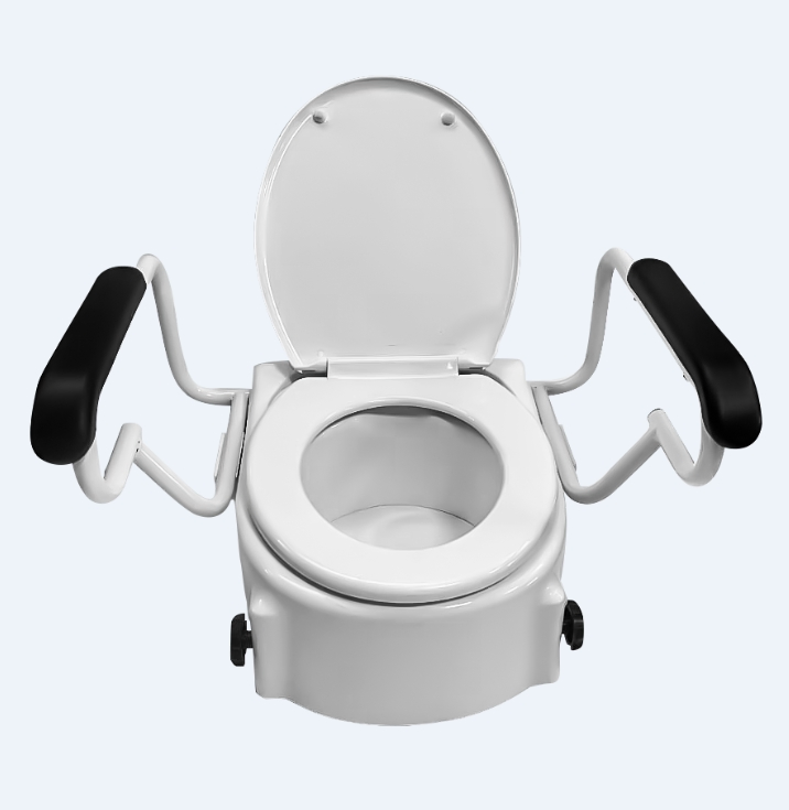 Toilet Bowl Booster Cover Elevated Commode Raised Toilet Seat Bathroom Safety Equipment