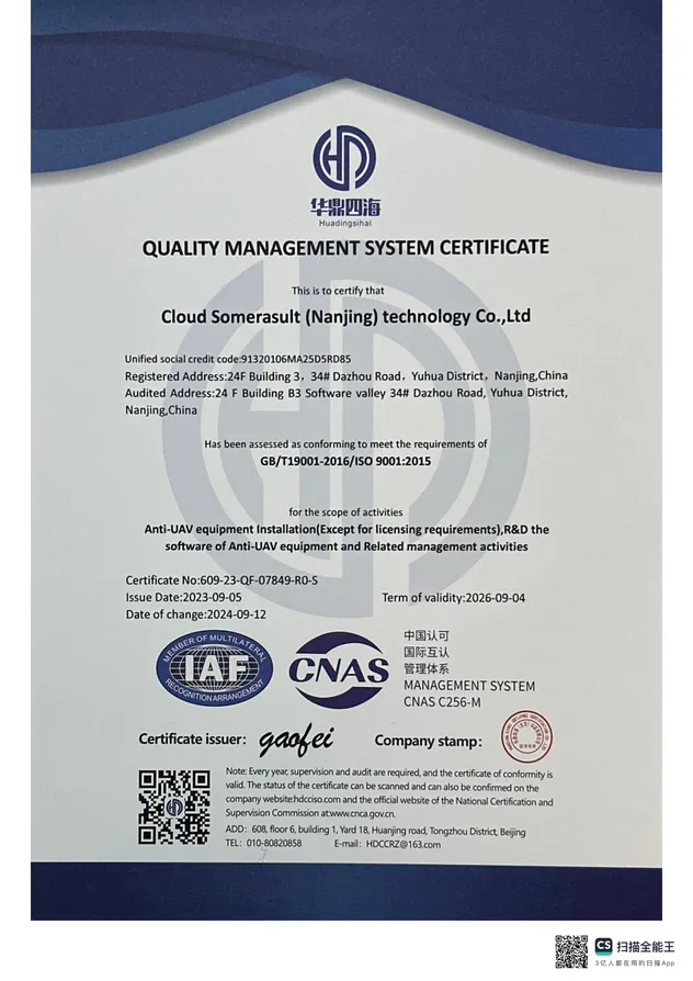 ISO Certificate