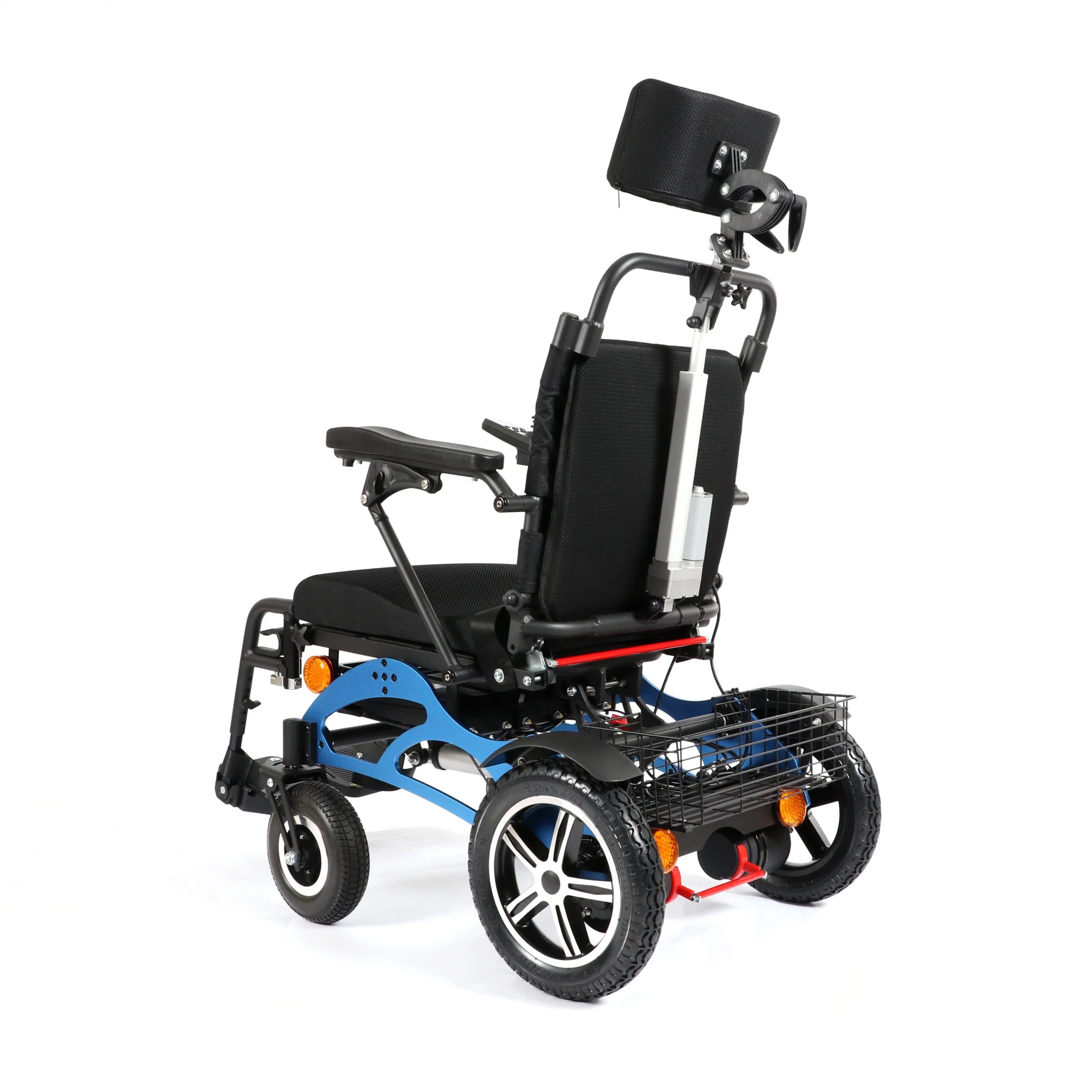 Disabled People Power Mobility Devices Foldable Motorized Wheelchair Lightweight for Disability