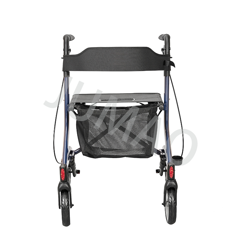 Premium Lightweight Aluminum Rollator with Comfortable Seat for Seniors