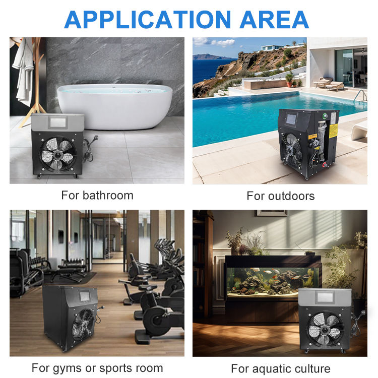 Portable Inflatable Ice Bath Tub with Mini Cooler and Filter Compact Cold Water Cooling Device Suitable for Home and Outdoor Use