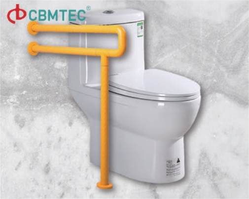 Elderly and Disabled Bathroom Safety Non-Slip U-Shaped Support Armrest Barrier-Free Design