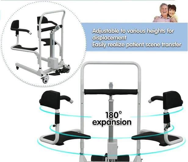CE-Certified Electric Patient Lifting Device for Home or Nursing Use