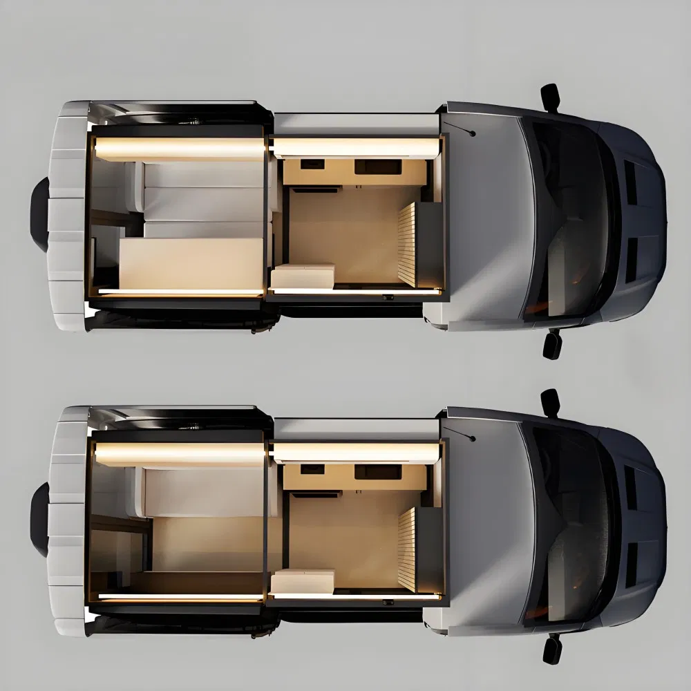 All-in-One Sprinter Van Camping Conversion Solution for Travelers