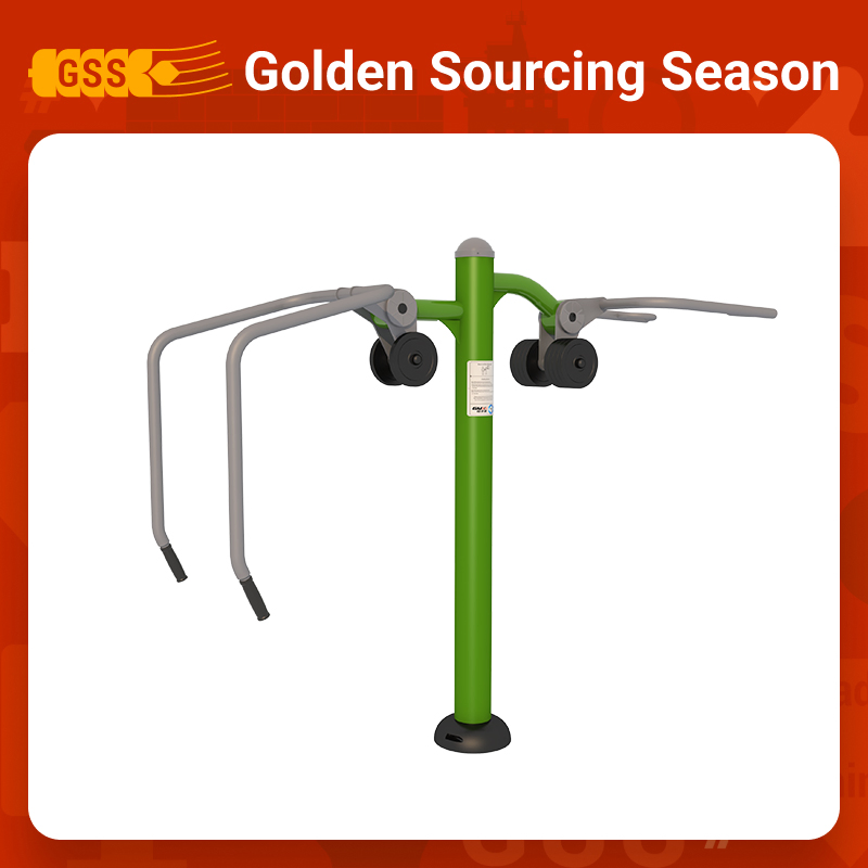 Outdoor Wheelchair Fitness Equipment for Push and Pull Mobility