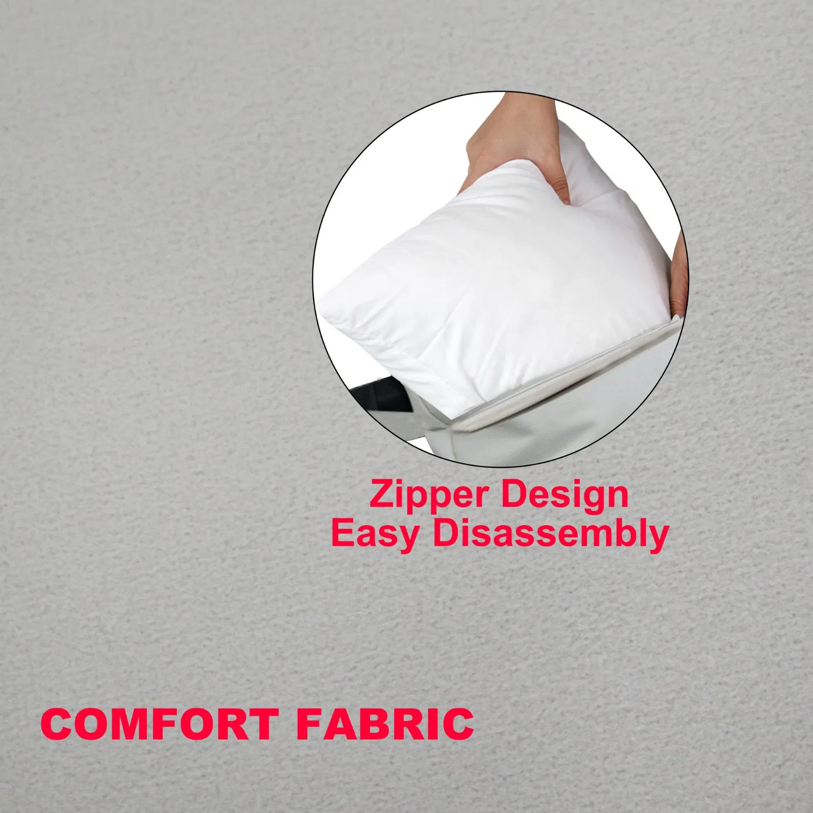 Mydays Tech Lightweight Lumbar Backrest Heated Throw Pillow for Indoor Outdoor Usage