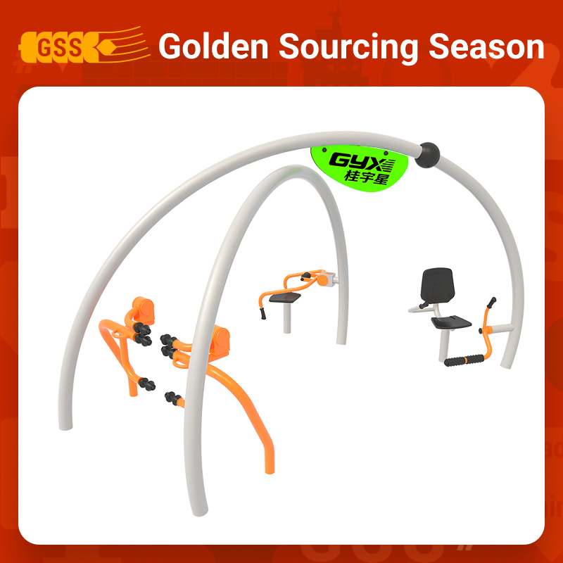 Durable Outdoor Galvanized Tube Training Equipment for Disabled Users