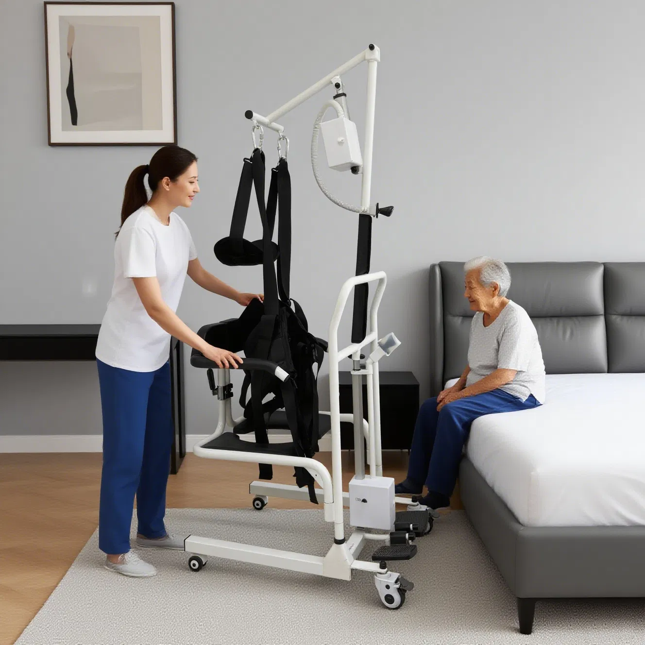 Lifting Aids for Stroke Patients: Waterproof Electric Patient Hoist
