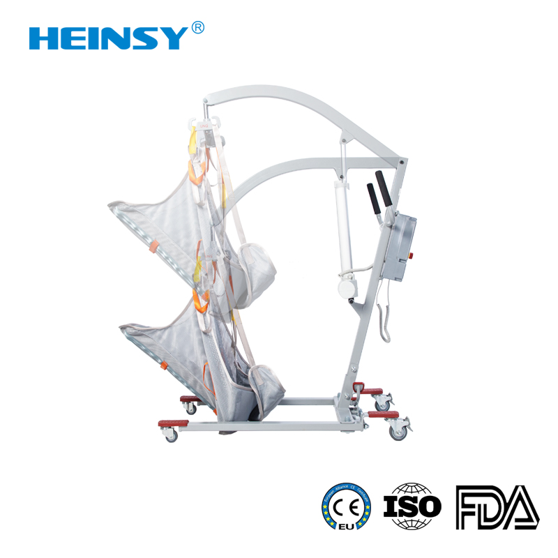 Hes-105b Carbon Steel Medical Devices Physical Therapy Equipment Hospital Hoyer Patient Bath Lift Sling Carrier