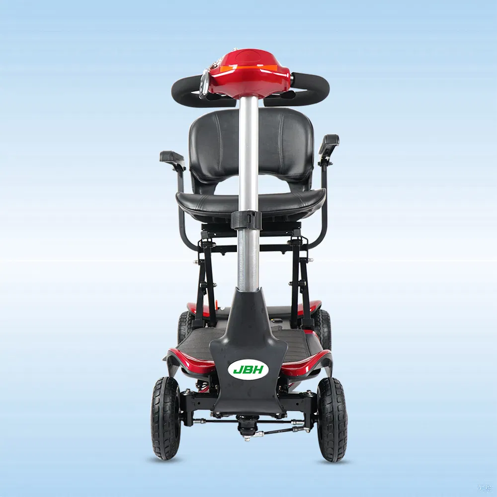 4 Wheel Mobility Scooter - Electric Powered Wheelchair Device - Compact Heavy Duty Mobile for Travel, Adults, Elderly - Long Range Power Extended Battery