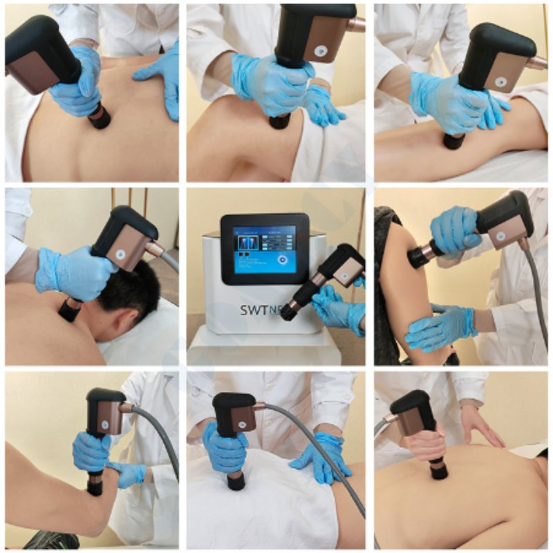 Pneumatic Shockwave Therapy Device for Physiotherapy Pain Relief Rehabilitation Clinics