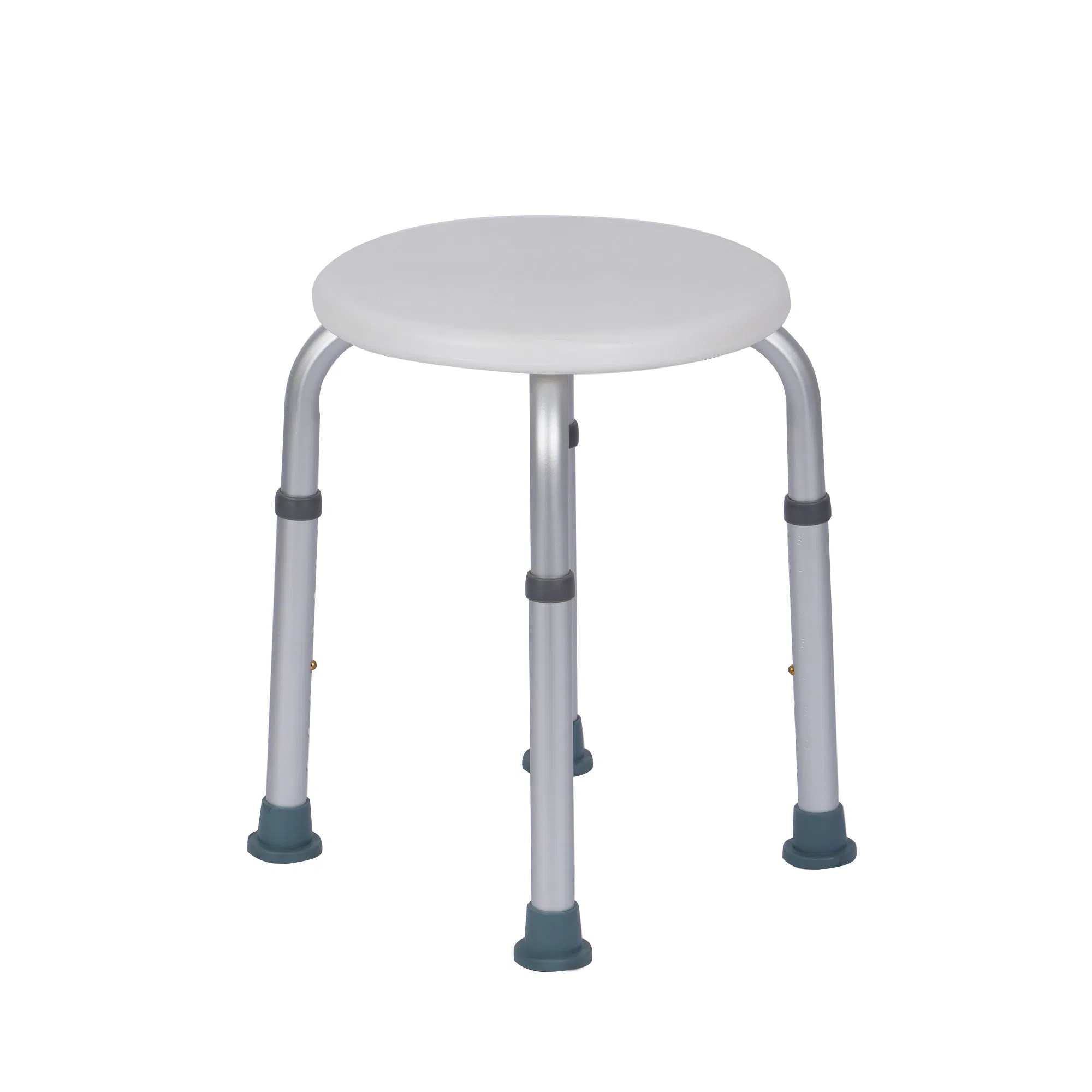 Durable Adjustable Chair Shower Bath Stool Without Armrest for Old People