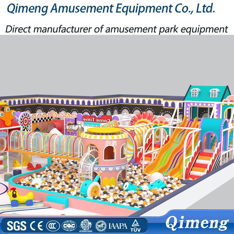 China Kids Playground Indoor Slides and Trampolines for Entertainment Center