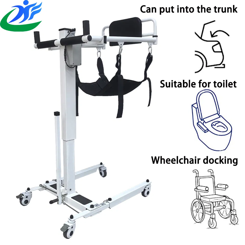 Patient Transfer Shower Chair Easy Operate Wheelchair Lifters for Paralyzed Medical Equipment