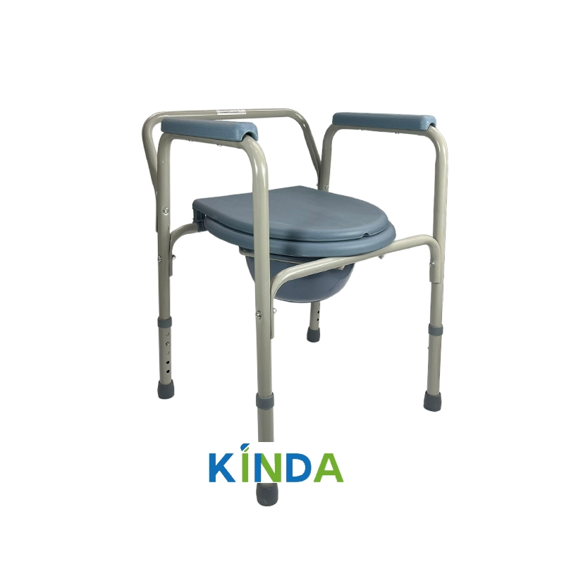 Comfortable Accessible Toilet Chair for Mobility Aid Users