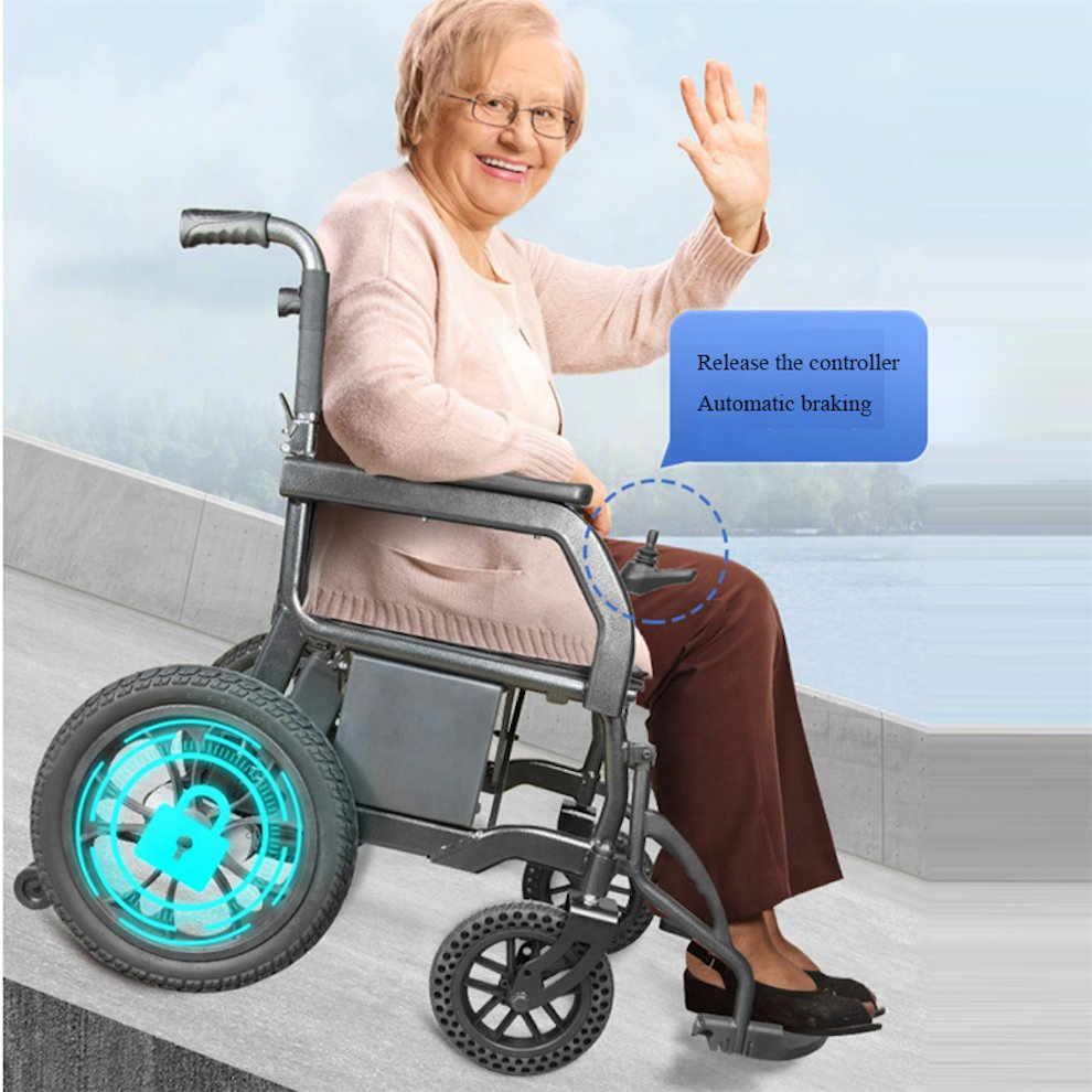 Best Light Weight Folding Handicapped Mobility Scooter 4 Wheel Elderly Medical Equipment