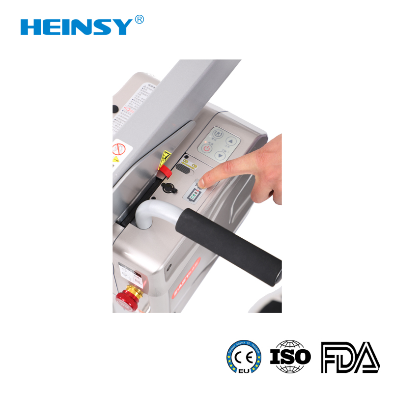 Hes-303 Aluminium Alloy Factory Direct Eldery Care Transfer Equipment Disabled Manual Electric Patient Lifter Machine
