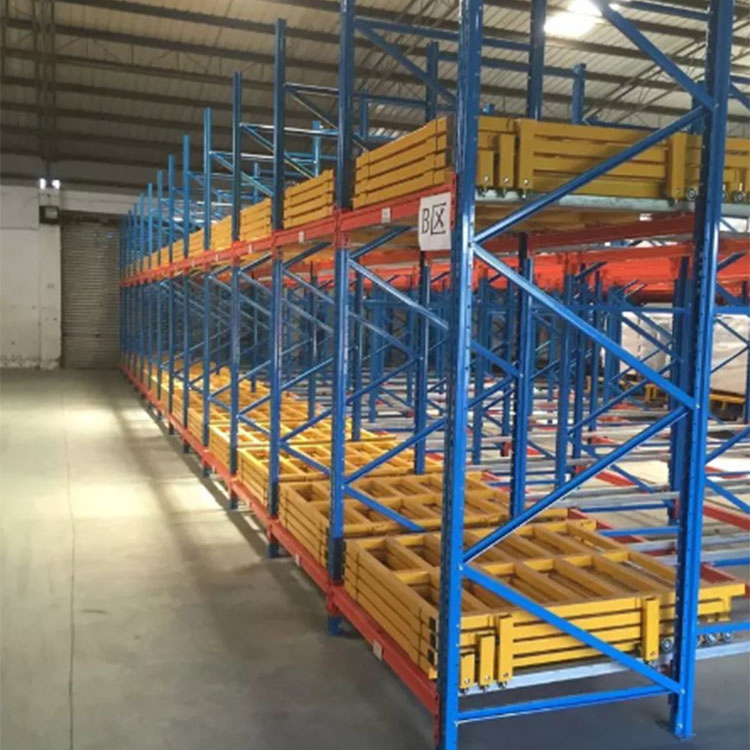 Foldable Pallet Storage System Metal Pallet Selective Pallet Rack Warehouse Storage Racking Push Back Pallet Rack System Warehouse Steel Rack Push Back Rack