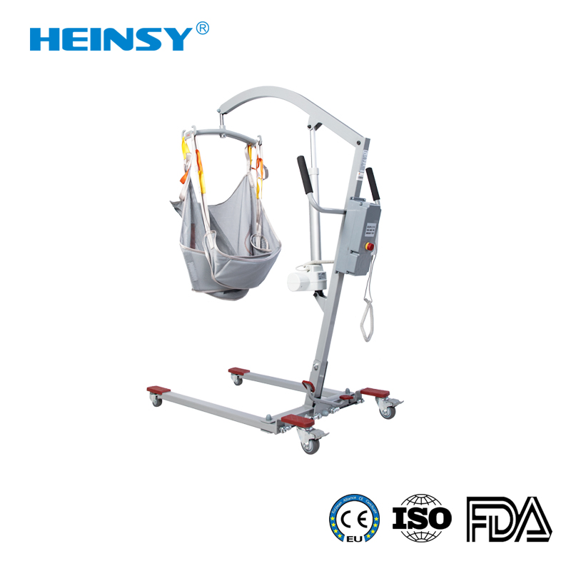 Hes-105b Carbon Steel Medical Devices Physical Therapy Equipment Hospital Hoyer Patient Bath Lift Sling Carrier