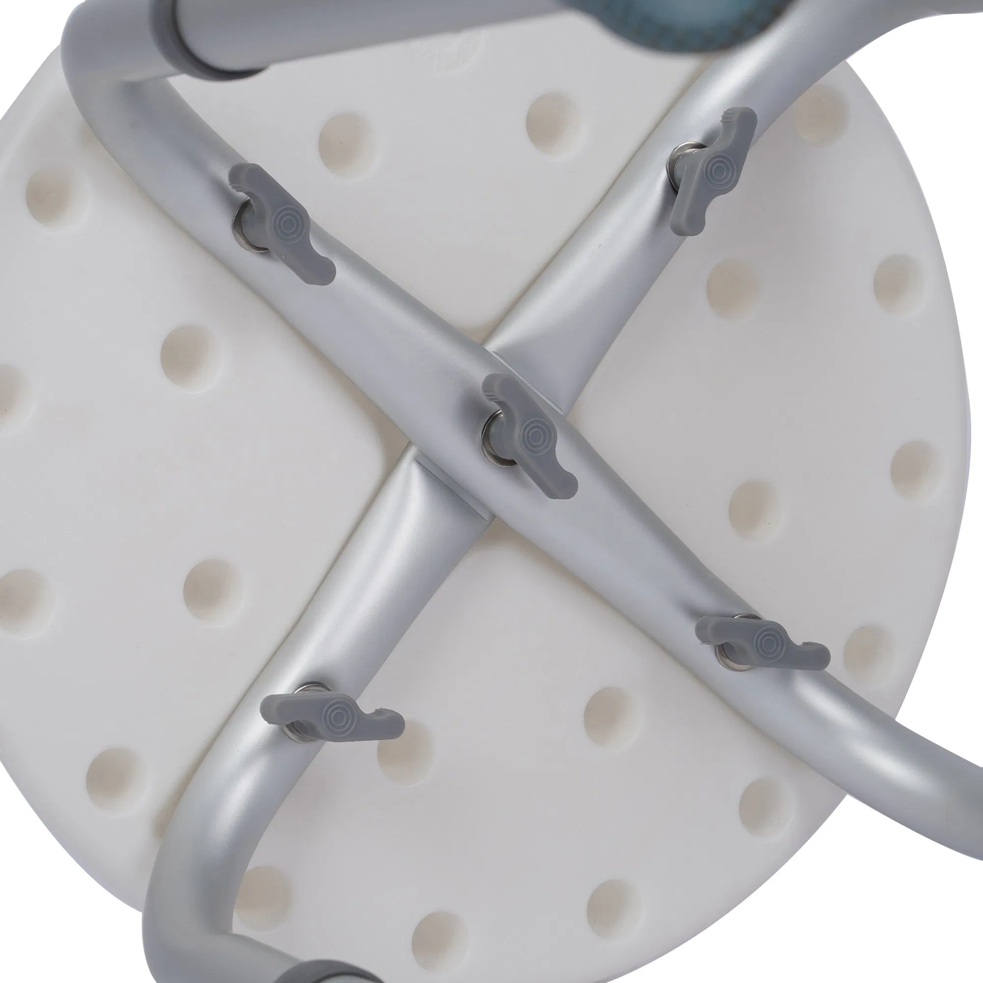 Durable Adjustable Chair Shower Bath Stool Without Armrest for Old People