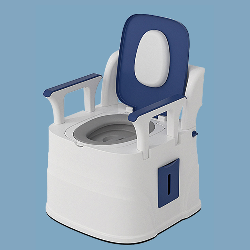 Portable Free-Standing Commode Stable Convenient Toilet Solution for Elderly and Pregnant Women