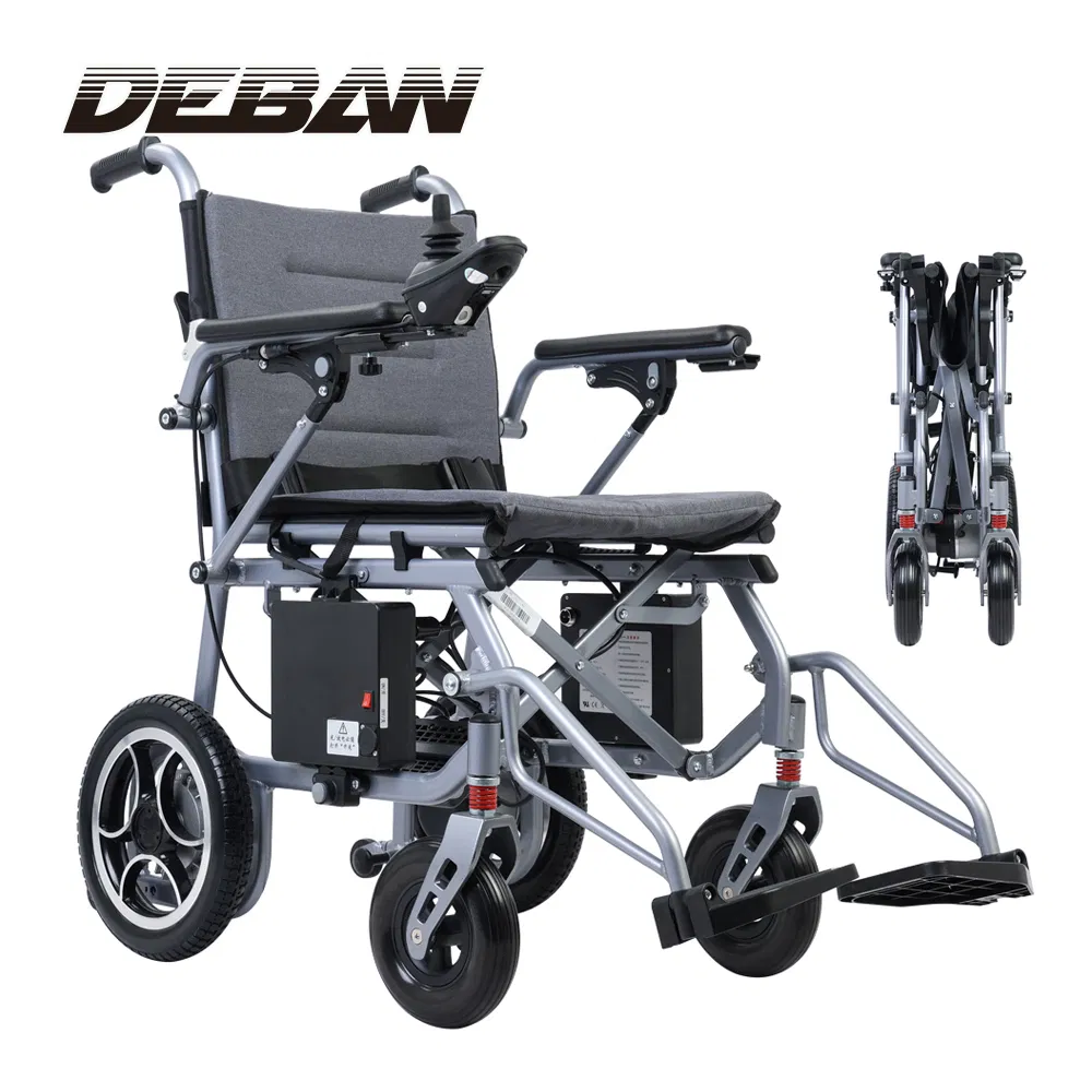 Deban China Quality Cheap Price Remote Control Lightweight Power Mobility Wheel Chair Portable Folding Electric Wheelchair for Handicapped Elderly Disabled