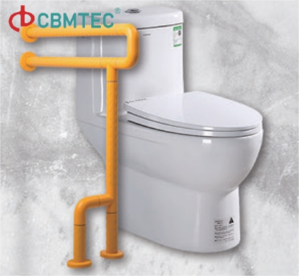 Elderly and Disabled Bathroom Safety Non-Slip U-Shaped Support Armrest Barrier-Free Design
