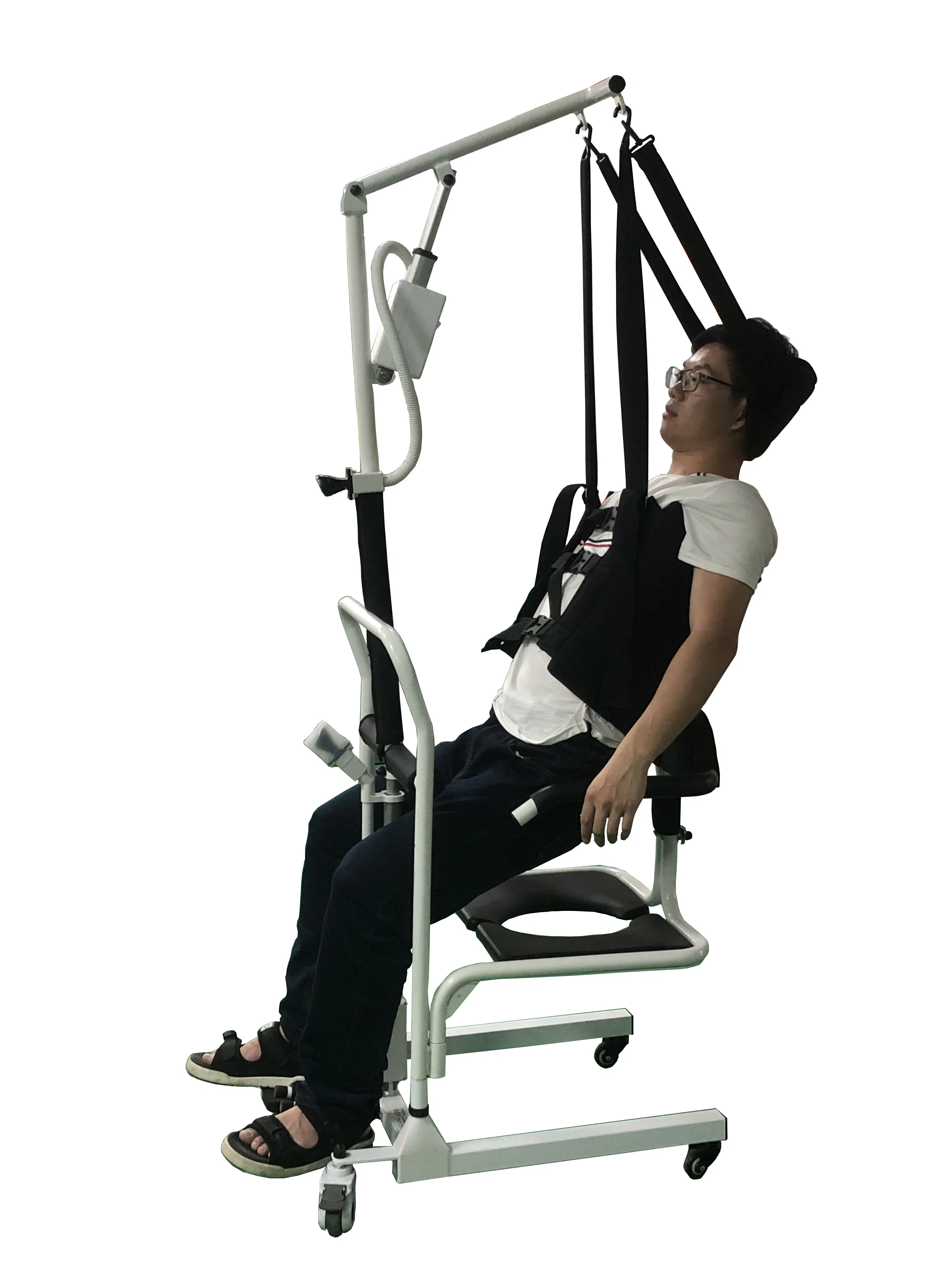 XFL-QX-YW03 Electric Disabled Transfer Chairs Patient Lifting Equipment Bedroom-to-Bathroom Transfers