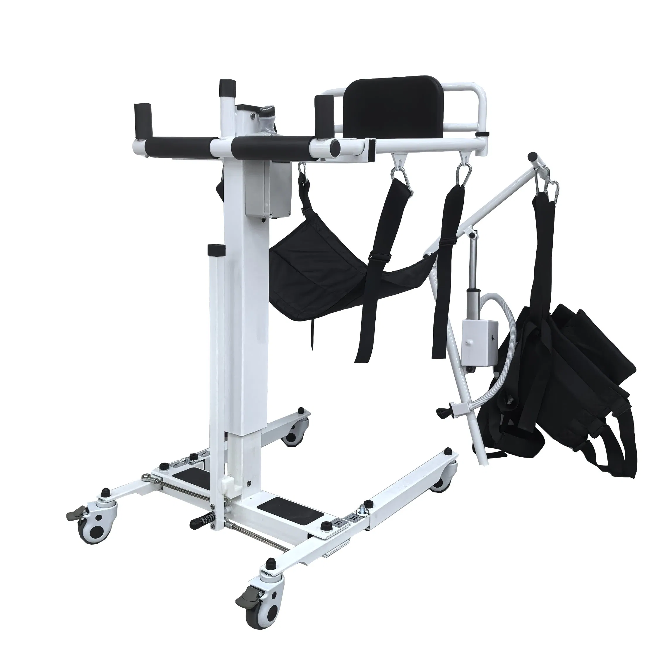 Rehabilitation Equipment Electric Patient Transfer Lift Chair Sit-to-Stand Sling Elderly Mobility Assistance