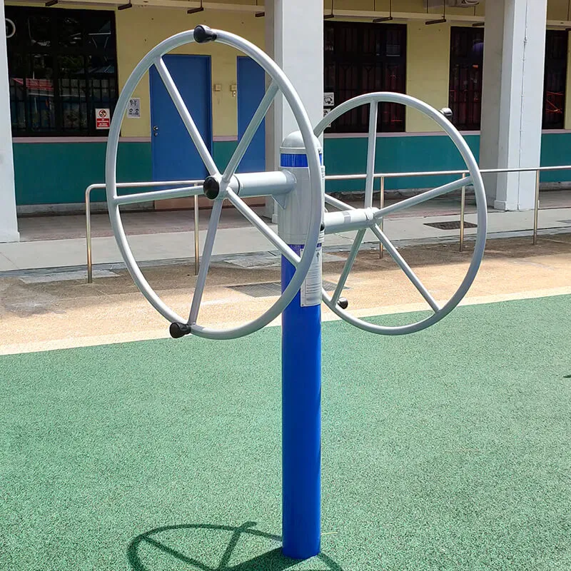 Shoulder wheel equipment