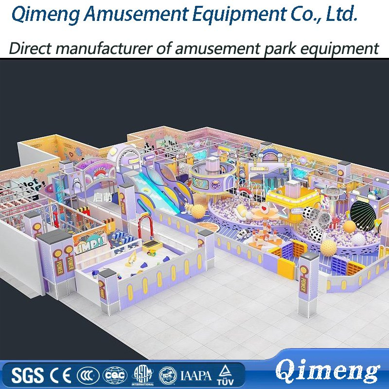 China Kids Playground Indoor Slides and Trampolines for Entertainment Center