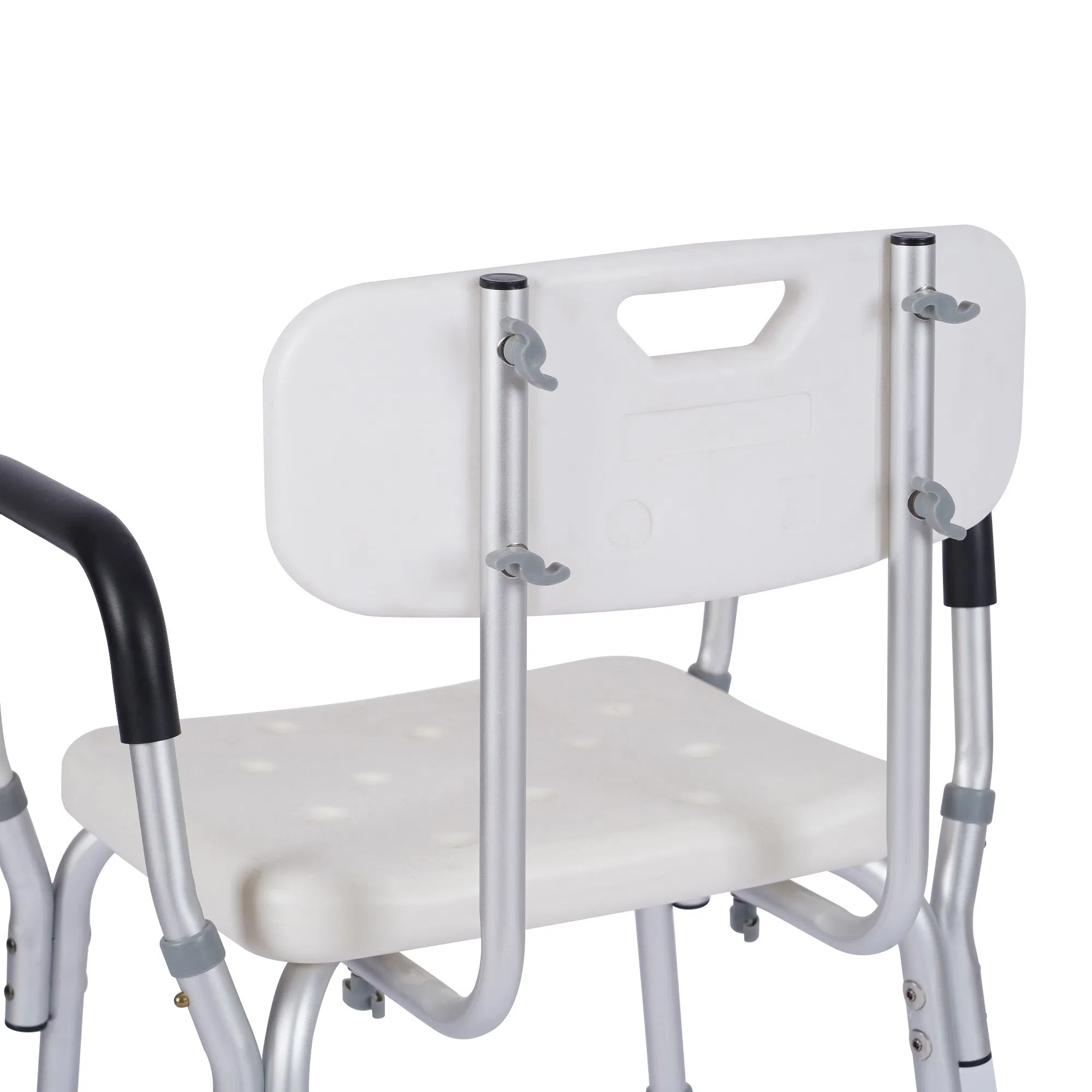 Shower Chair Bath Stool Seat with Armrest and Backrest Bath Stool Adults Elderly and Disabled
