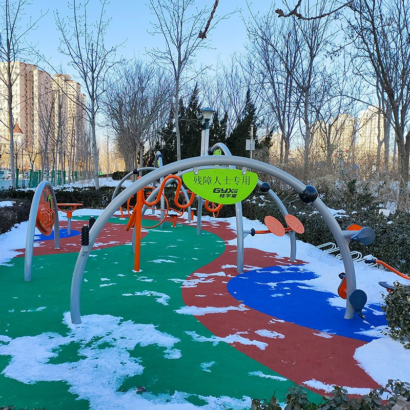 ODM Fitness Equipment Wholesale Used Commercial Children Outdoor Disabled Fitness Playground Sport Gym Park