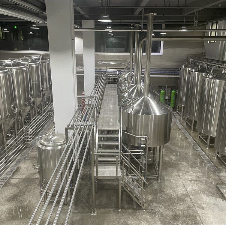 Complete 2000L 5000L Large Industrial Factory Machines Alcohol Production Equipment Beer Brewery Equipment Commercial Craft Beer Brewing Equipment