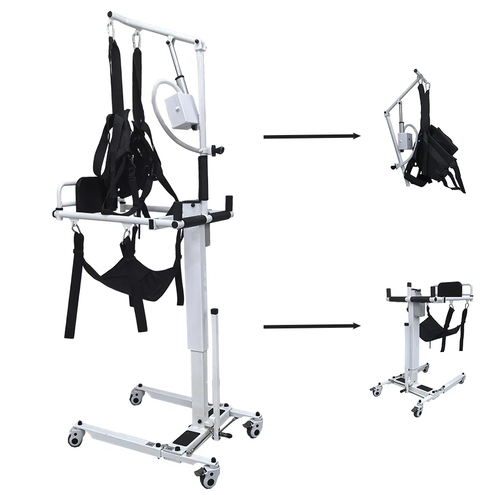 Mobility Patient Lift with Hoist Frame Transfer Machine for Disabled Elderly Caregiving