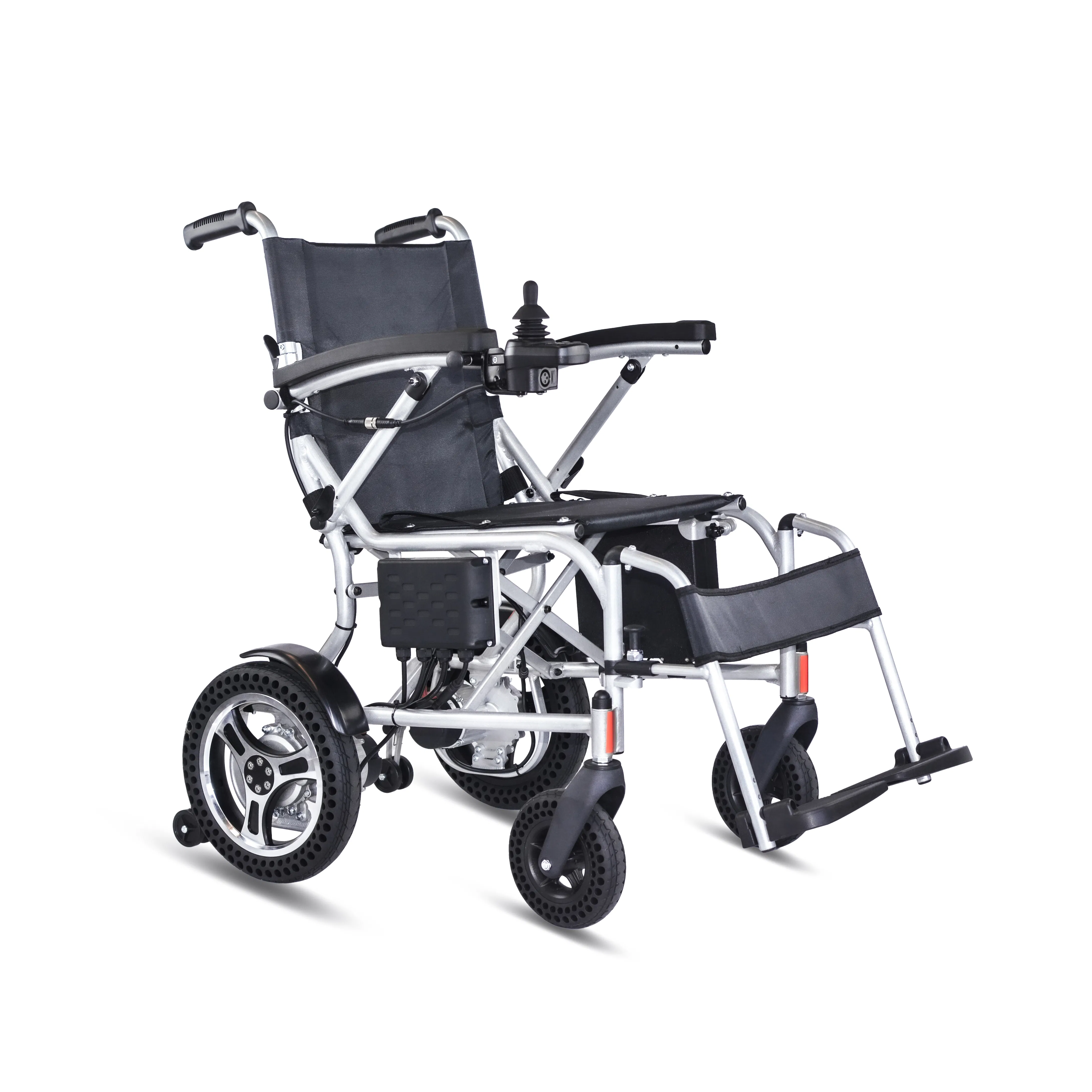 Extra Wide Electric Wheelchair with 100kg Load Capacity and Dual 150W Motors
