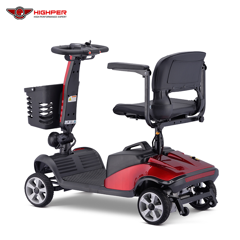 Heavy-Duty 120kg Capacity Mobility Scooter, 24V 250W Motor, 8" Solid Wheels Scooter