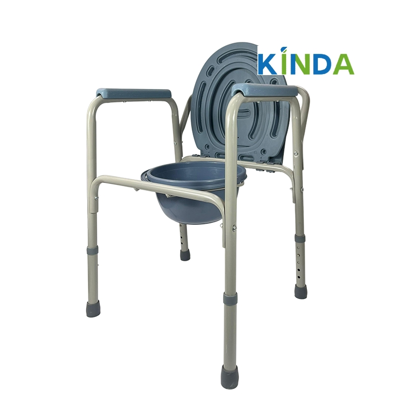 Comfortable Accessible Toilet Chair for Mobility Aid Users