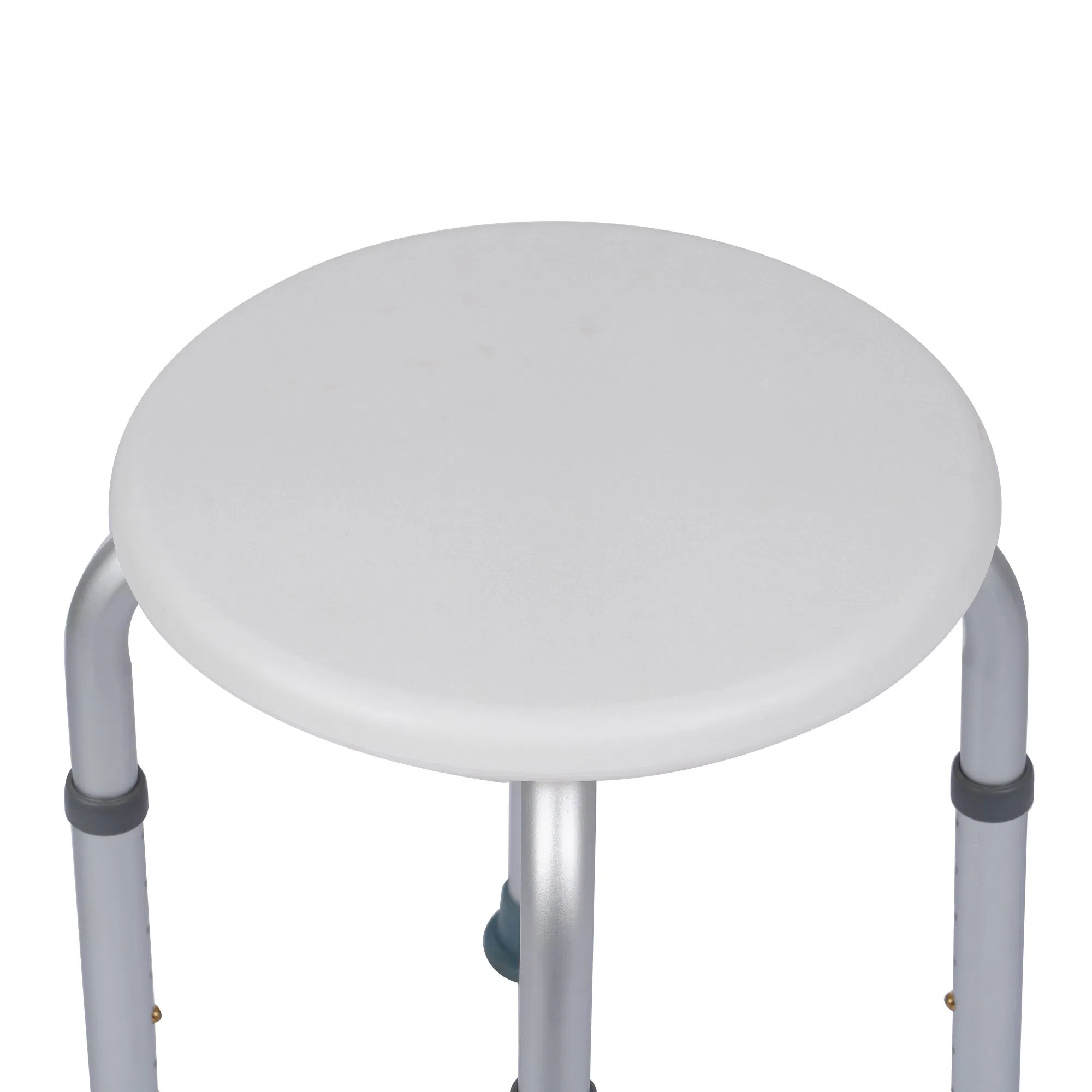 Durable Adjustable Chair Shower Bath Stool Without Armrest for Old People