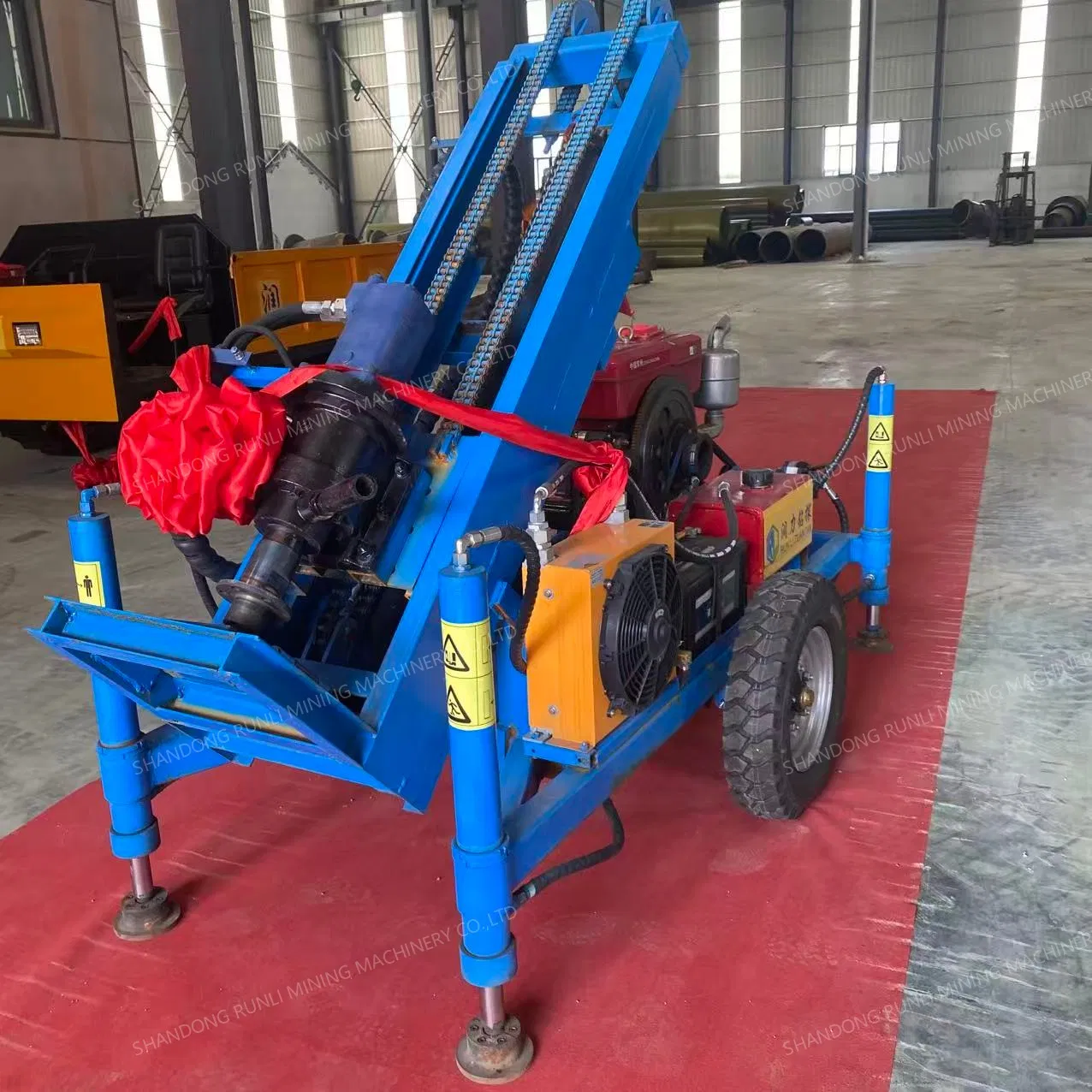 150 Meter Diesel Mini Water Well Drilling Rig Machine/Portable Hydraulic Drilling Machine
