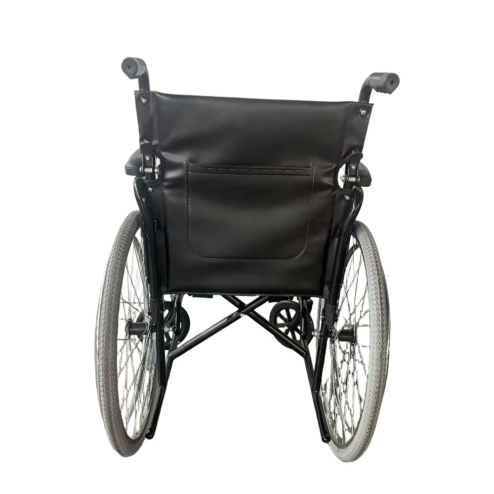 Post-Surgery Mobility Manual Fold Metal Aluminum Handrim Propulsion Frame Hospital Handicapped Commode Wheelchair