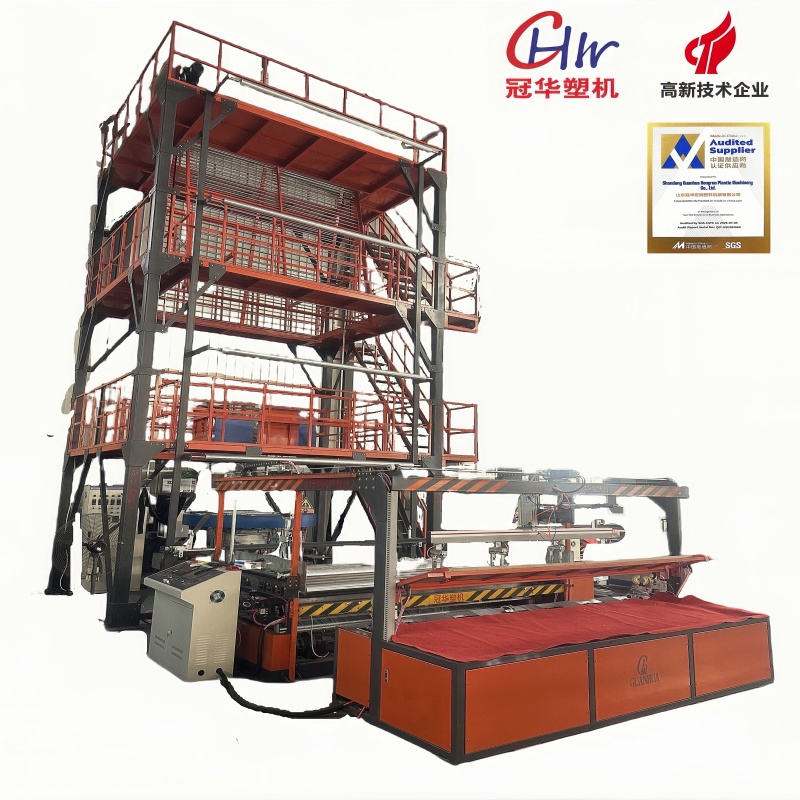 CE Certified High-Performance Fully Automatic Biodegradable Agriculture Film Blowing Machine