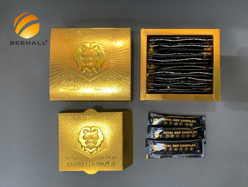 Beehall GMP HACCP Health Product Customized Bulk Royal Jelly Honey for Men Women