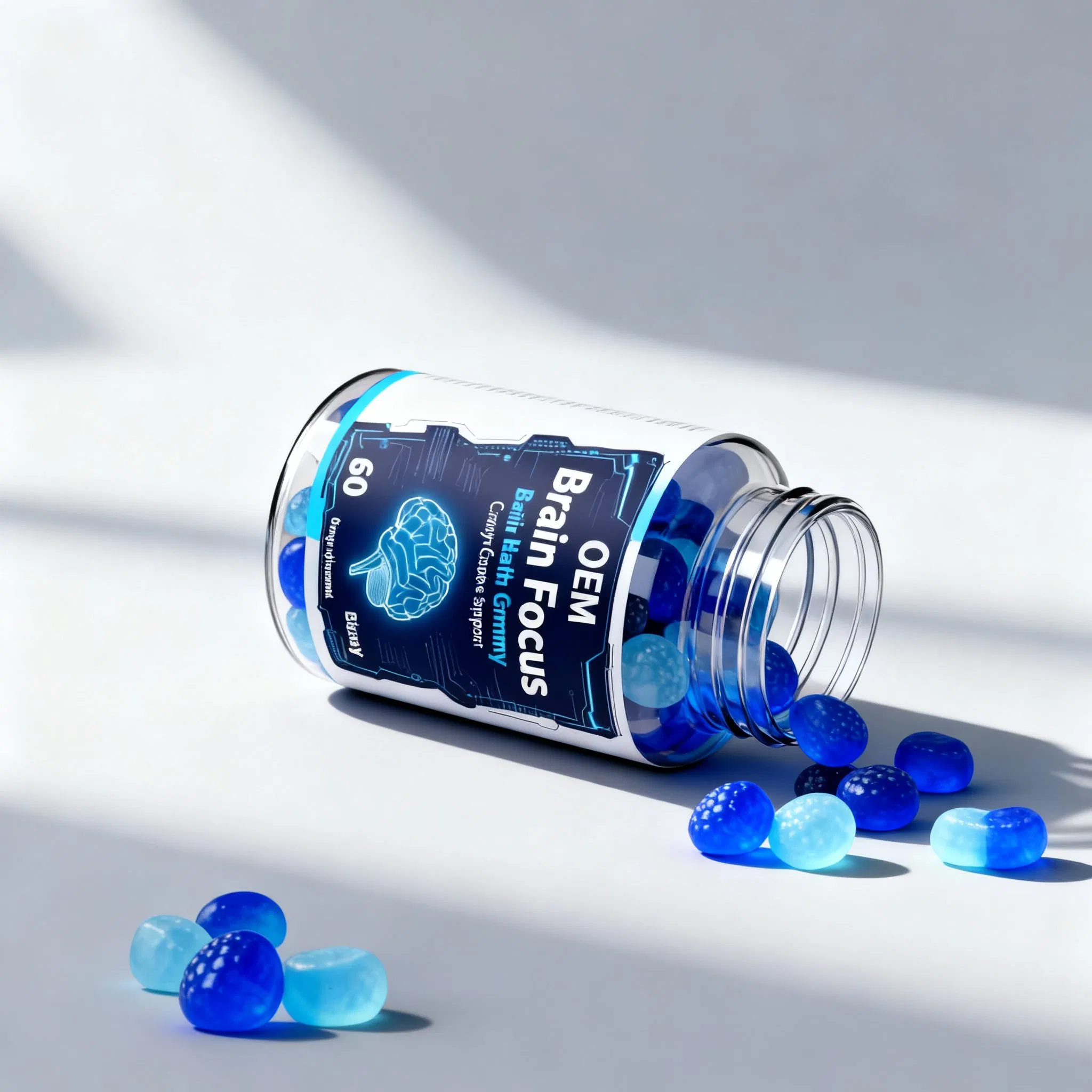 Brain Focus Gummies Cognitive Support &amp; Mental Clarity Brain Health Gummy Private Label OEM